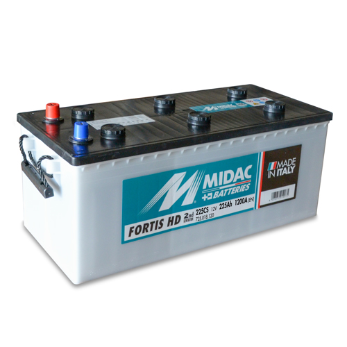 MIDAC FORTIS 225AH L+, 225CS 725.018.120 